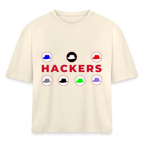 The Spectrum of Hackers - Women's Heavyweight Cropped T-Shirt