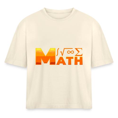 Math: The Language of Logic - Women's Heavyweight Cropped T-Shirt