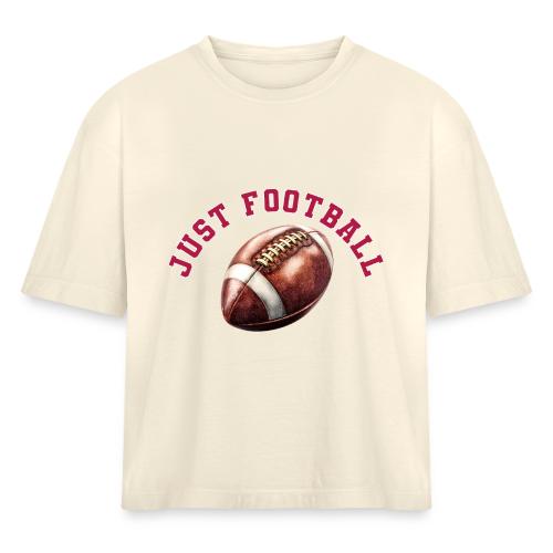 Just Football - Women's Heavyweight Cropped T-Shirt