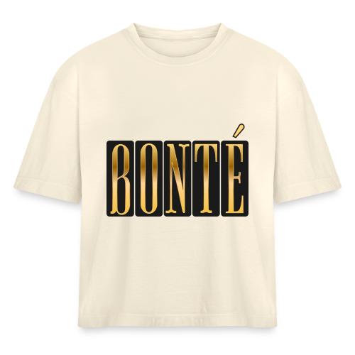 Golden Goodness - Women's Heavyweight Cropped T-Shirt