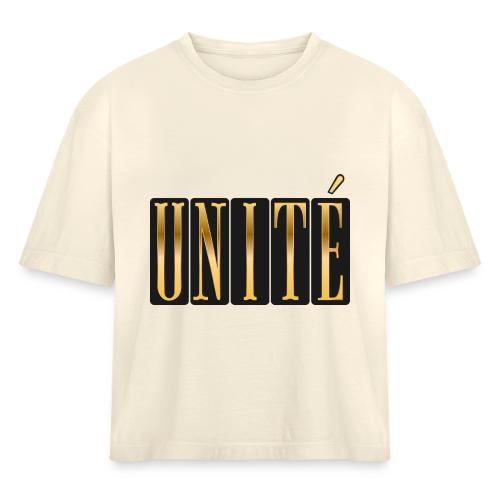Unité Dorée - Women's Heavyweight Cropped T-Shirt