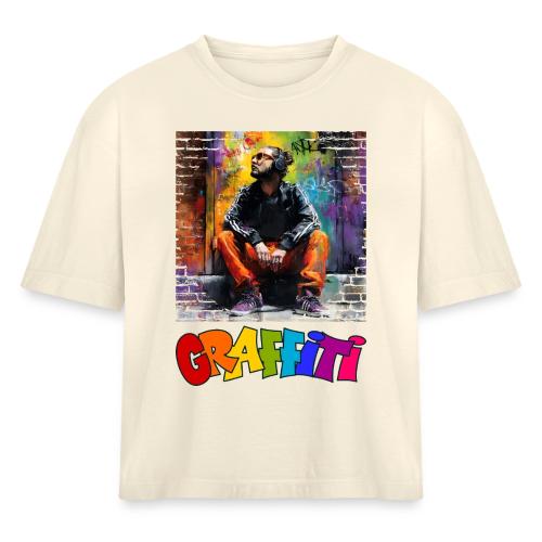 Graffiti: Urban Art - Women's Heavyweight Cropped T-Shirt