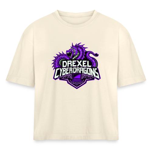 Purple Team - Women's Heavyweight Cropped T-Shirt