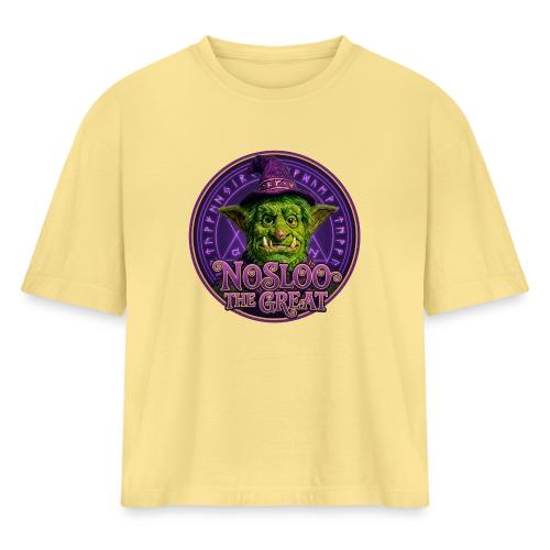 Nosloo the Great - Women's Heavyweight Cropped T-Shirt