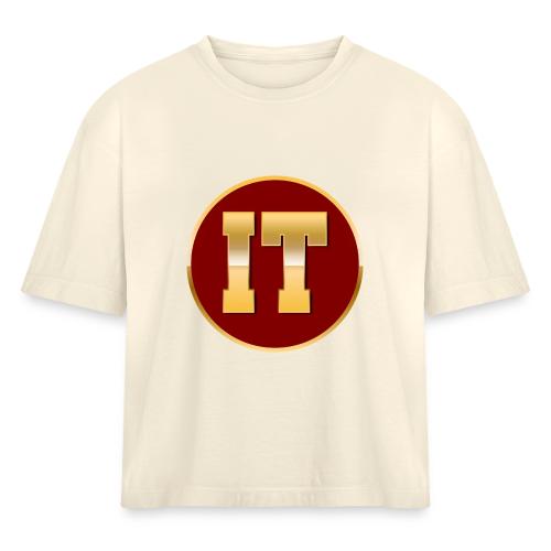 IT: Wired for Innovation - Women's Heavyweight Cropped T-Shirt