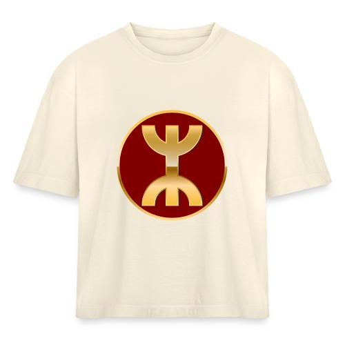 Amazigh Yaz — Free Spirit - Women's Heavyweight Cropped T-Shirt