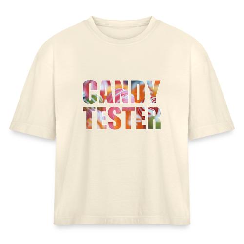 Candy Tester Delight - Women's Heavyweight Cropped T-Shirt