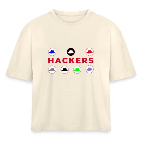 The Spectrum of Hackers - Women's Heavyweight Cropped T-Shirt