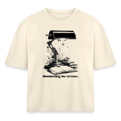 Dark Academia T-Shirt, Mug, & Poster - Women's Heavyweight Cropped T-Shirt