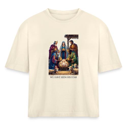 Three Wise Men T-Shirt - Women's Heavyweight Cropped T-Shirt