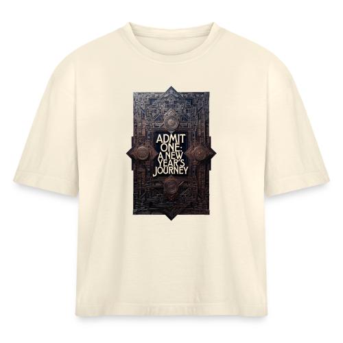 Art Deco VIP Pass T-Shirt - Women's Heavyweight Cropped T-Shirt