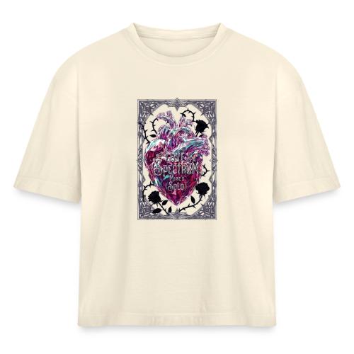 Love is a Spectrum (Mine's Solo) T-Shirt - Women's Heavyweight Cropped T-Shirt
