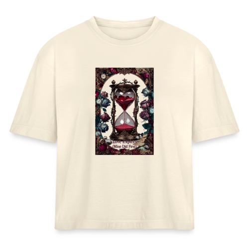 Love Expires (Mine Did First) T-Shirt - Women's Heavyweight Cropped T-Shirt