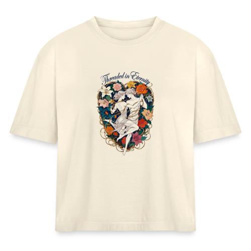 Threaded in Eternity T-Shirt - Women's Heavyweight Cropped T-Shirt