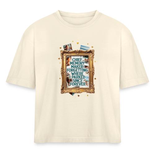 Chief Memory Maker T Shirt, Forgetting Where - Women's Heavyweight Cropped T-Shirt