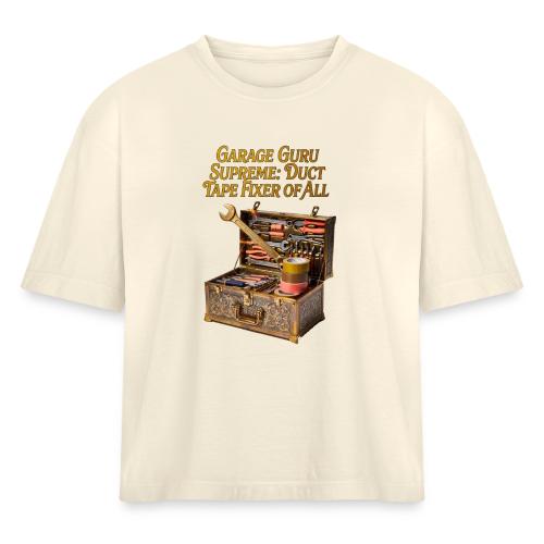 Garage Guru T Shirt - Women's Heavyweight Cropped T-Shirt