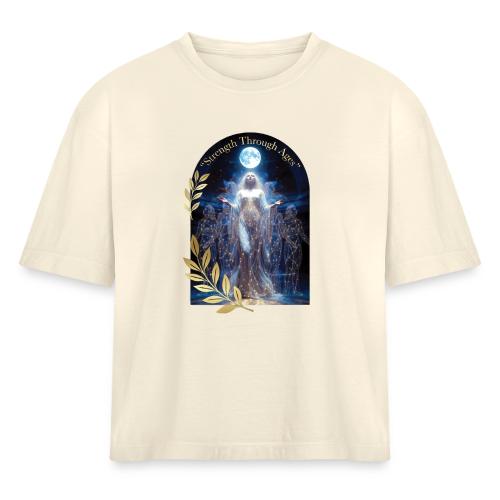 Women's Day Legacy T Shirt, Empowerment Gift 2026 - Women's Heavyweight Cropped T-Shirt