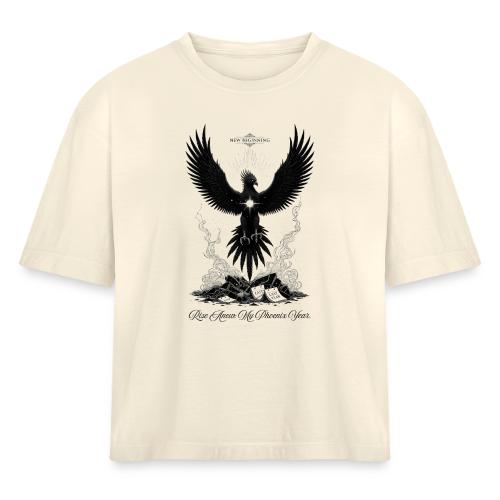The Phoenix of Renewal T-Shirt - Women's Heavyweight Cropped T-Shirt
