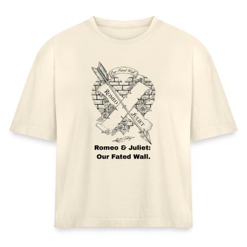 Romeo and Juliet T-Shirt - Women's Heavyweight Cropped T-Shirt