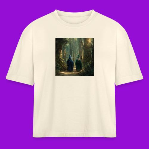 Wizards Walk - Women's Heavyweight Cropped T-Shirt