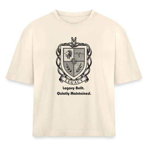 Quiet Luxury T-Shirt, Sweatshirt, & Poster - Women's Heavyweight Cropped T-Shirt