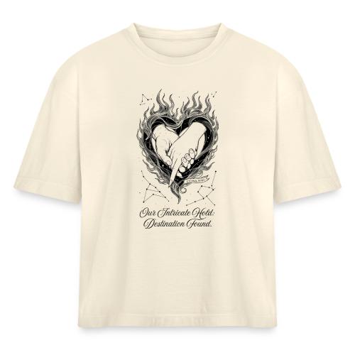 Intricate Hold T-Shirt, Mug, & Leggings - Women's Heavyweight Cropped T-Shirt