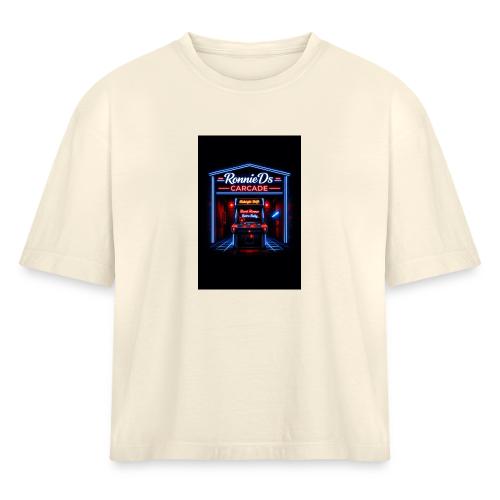 Carcadelogo3 - Women's Heavyweight Cropped T-Shirt