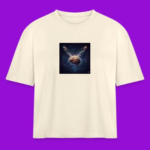 BrainTeas - Women's Heavyweight Cropped T-Shirt