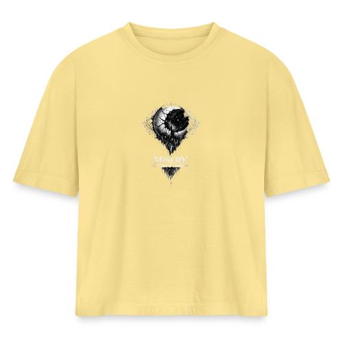 Misery made of stars - Women's Heavyweight Cropped T-Shirt