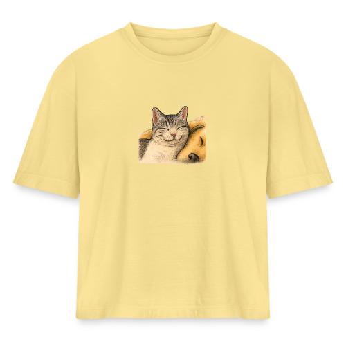 FurEver Friends - Women's Heavyweight Cropped T-Shirt