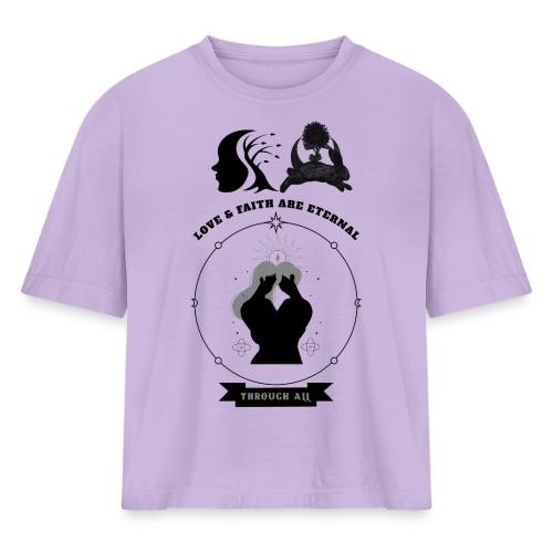 Love & Faith - Women's Heavyweight Cropped T-Shirt