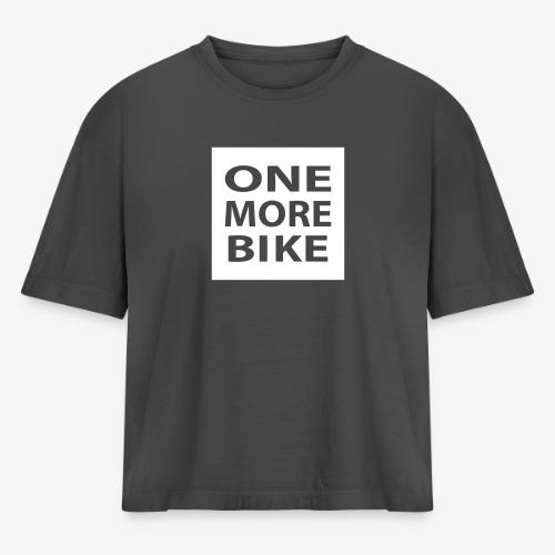 One More Bike - Women's Heavyweight Cropped T-Shirt
