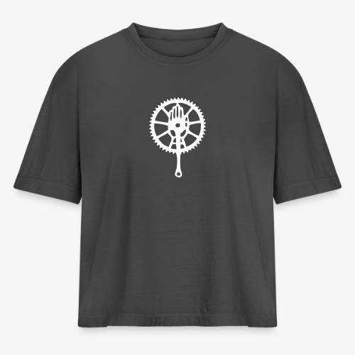 Rudge Chainring - Women's Heavyweight Cropped T-Shirt