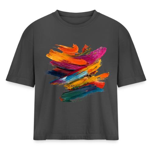 Harmony in Motion - Women's Heavyweight Cropped T-Shirt