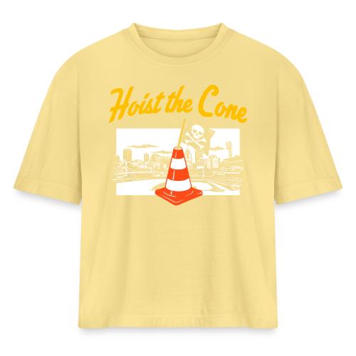 Hoist The Cone - Women's Heavyweight Cropped T-Shirt