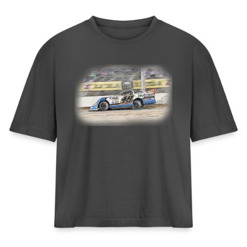 Johnathan Davenport's #49 B - Women's Heavyweight Cropped T-Shirt