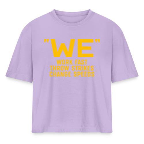 WE 1988 - Women's Heavyweight Cropped T-Shirt