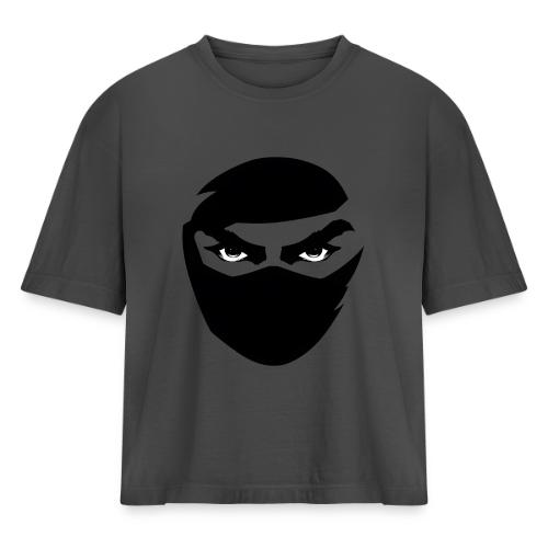 Shadow Veil Warrior - Women's Heavyweight Cropped T-Shirt