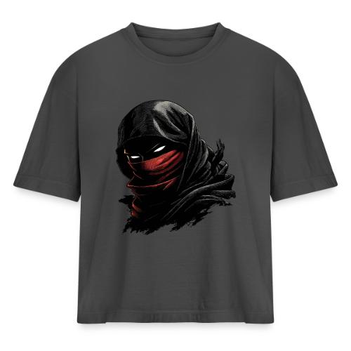 Shadowflame Ninja - Women's Heavyweight Cropped T-Shirt