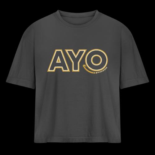 AyoGaming's Logo v1 - Women's Heavyweight Cropped T-Shirt