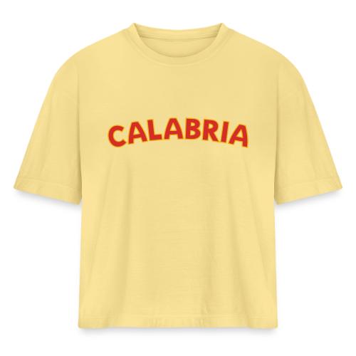 Calabria - Women's Heavyweight Cropped T-Shirt