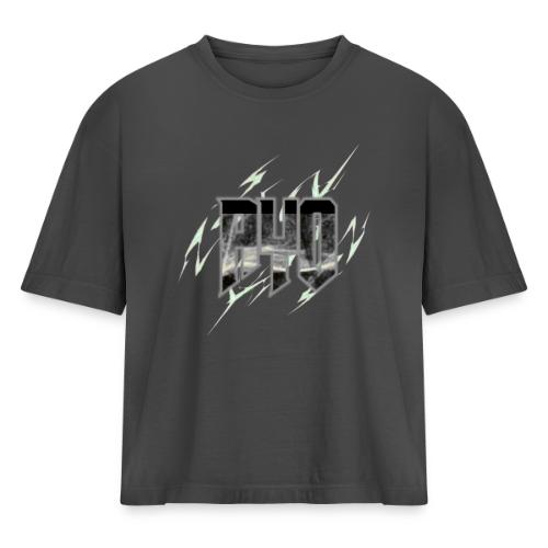 Ayo's Gray - Women's Heavyweight Cropped T-Shirt