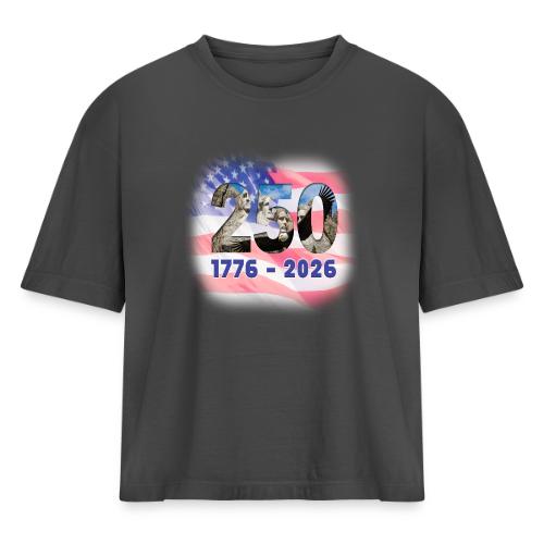 1776 - 2026 | 250 Years USA - Women's Heavyweight Cropped T-Shirt