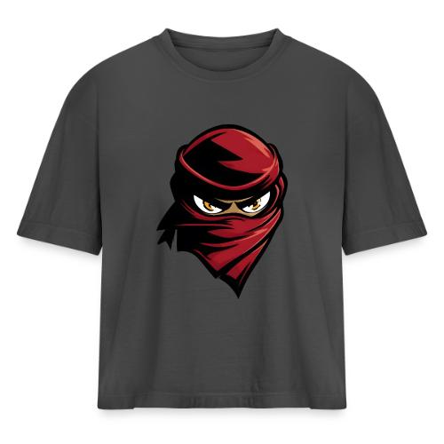Scarlet Shadow Ninja - Women's Heavyweight Cropped T-Shirt