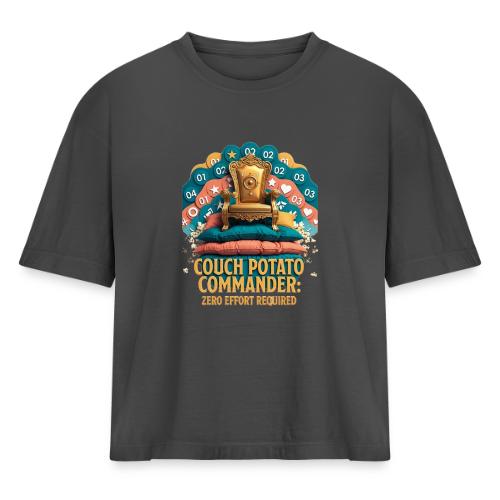 Dad Tax Collector T Shirt - Women's Heavyweight Cropped T-Shirt