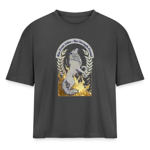 Women's Day Legacy T Shirt, Empowerment Gift 2026 - Women's Heavyweight Cropped T-Shirt