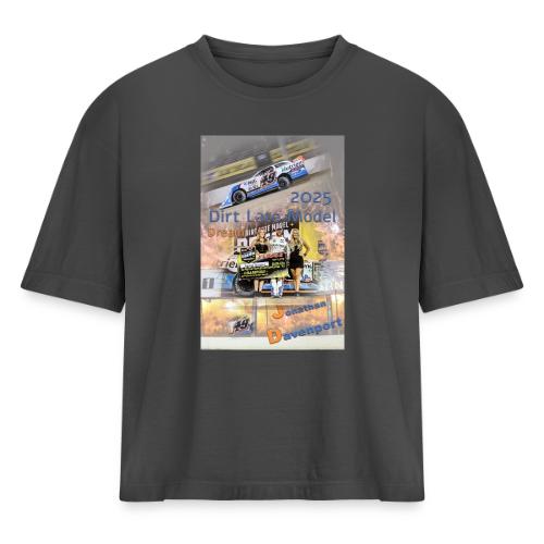 Jonathan Davenport DLM Eldora Speedway 2025 - Women's Heavyweight Cropped T-Shirt