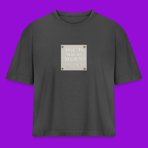 Results - White - Women's Heavyweight Cropped T-Shirt