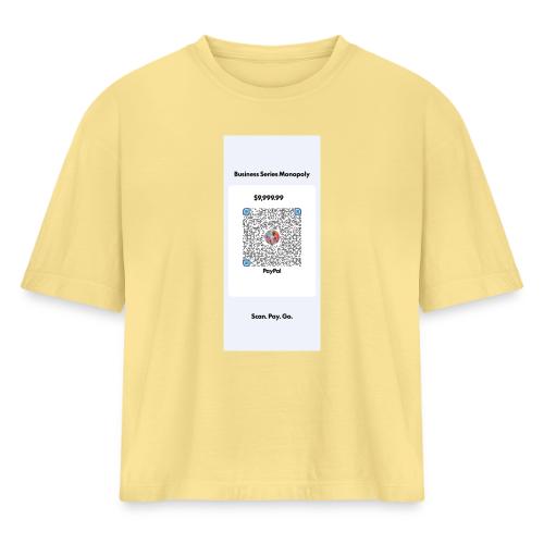 pp my qrcode 1758477437583 - Women's Heavyweight Cropped T-Shirt