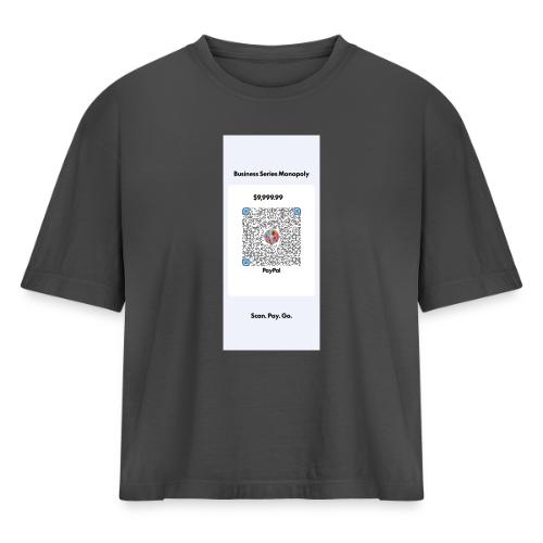 pp my qrcode 1758477437583 - Women's Heavyweight Cropped T-Shirt